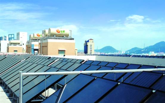 广州白云机场太阳能热水工程