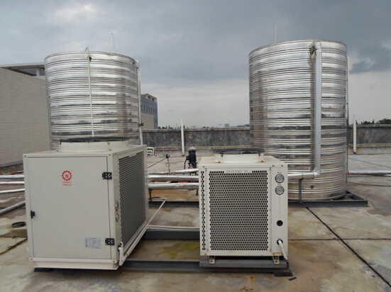 美国杜邦空气能热水工程展示